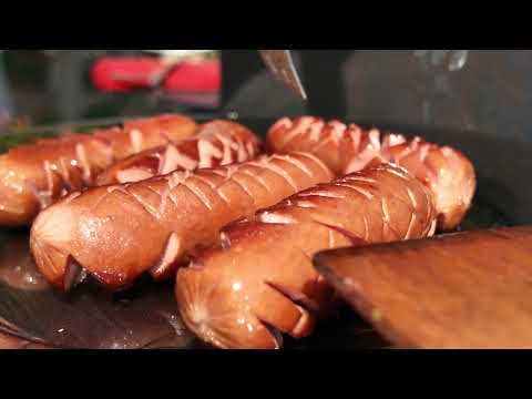Cooking Creamy Hot Dog with Corn on Fire l Simple Village
