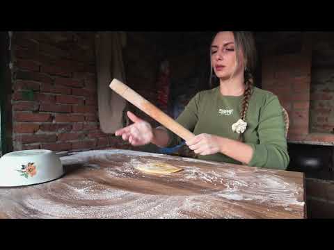Cooking Homemade Pasta with Meat Balls l Village Cooking