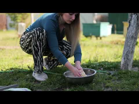 Cooking Uzbek Beef Plov Over Fire Simple Village Life ASMR