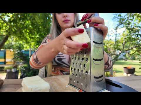 Cooking Italian Pizza on The Sadj Grill l Relaxing Village