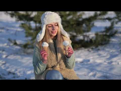 Village Girl Cooks Without Power Frozen Day in a Ukrainian
