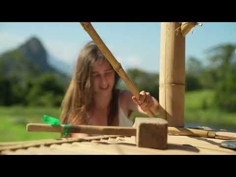 Alone in the Wild Countryside in my Hand Built Bamboo Camper