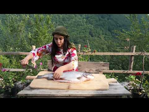 Village Fishing Delicious Grilled Fish Feast