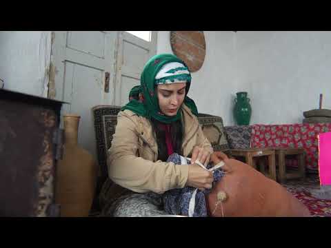 A Snowy Morning in the Village Making Traditional Sweets