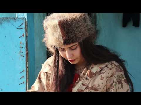 Rural cooking on the first snow of winter Cooking a chingir