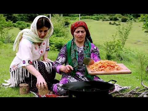 Peaceful Village Morning in Iran Organic Breakfast Homemade