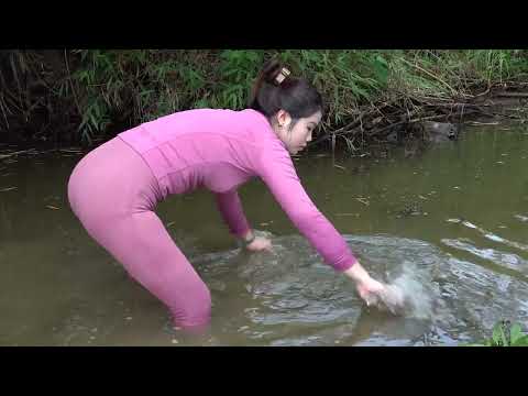 REWIND TIMELAPSE Fishing with Young Girl s Fishing on The