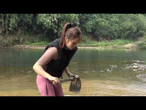 Amazing Fishing Techniques Pumping Water Outside the