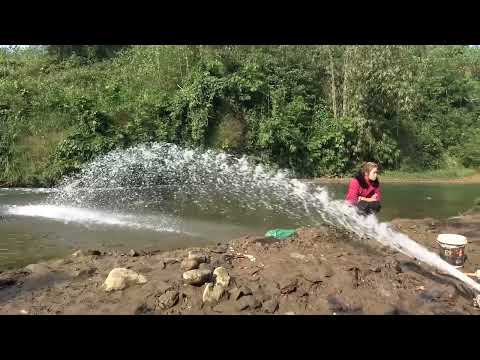 Amazing fishing Modern technology Catch a lot of fish Pump