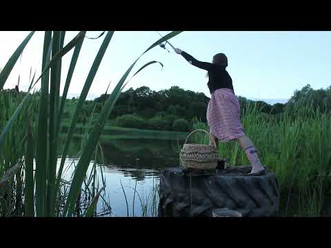 Fishing in Russian Village Lake