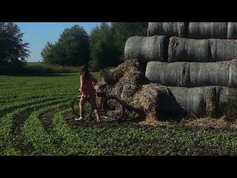 Biking to the Bales of Hay Grapes Dance Russian Village