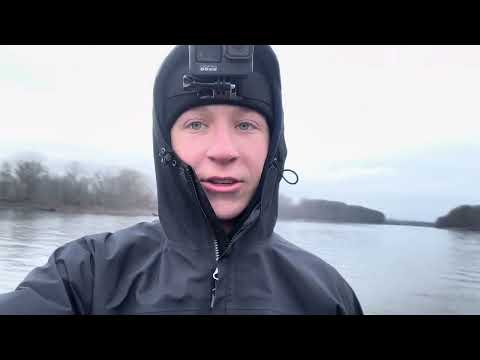 Delicious Walleye CATCH COOK from the Freezing COLD RIVER