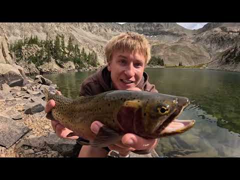 ALPINE Mountain Fishing Adventure Cutthroat Trout Hiking