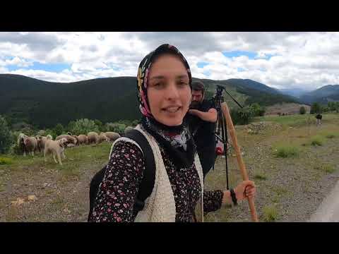 KÖYDE KAHVALTI ÇEKİM İÇİN HABERCİLER GELDİ KEÇİLERİ