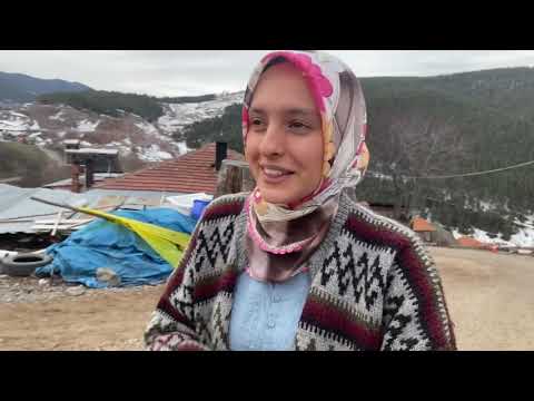MİSAFİRLERE MAKLUBE KÖYE YENİ EV YAPIYORUZ