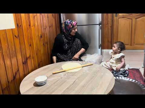 ABLAM ZİYARETİME GELDİ ETLİ MANTI HAZIRLADIMM