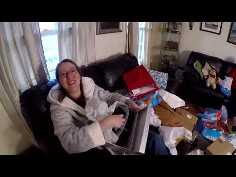 Outdoor Boys Christmas Opening Presents NO SINGING THIS TIME