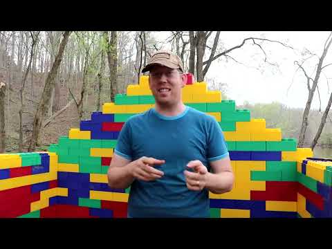 Lego Fishing Cabin Building Camping in Lego Fort Survival