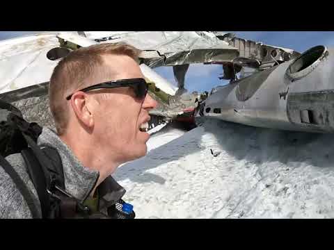 I Found a Wrecked B 29 Bomber while Solo Camping Hiking