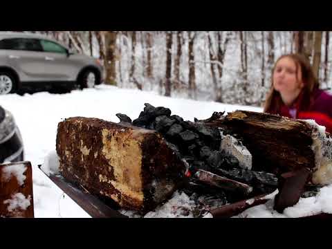 Forging a Fork from rebar blacksmithing projects for