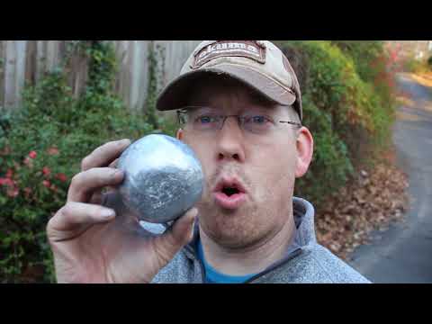 Mirror polishing aluminum foil ball attempt 2 Japanese foil