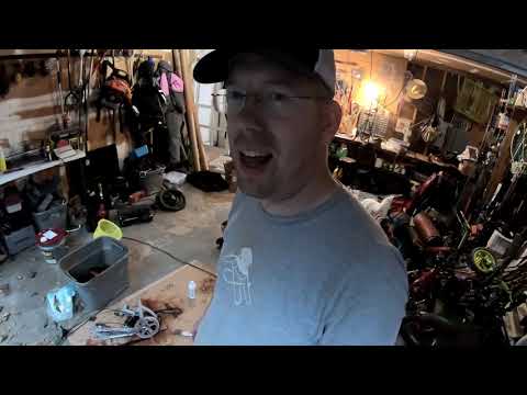 Restoring a Folding Bicycle Cleaning repairing painting