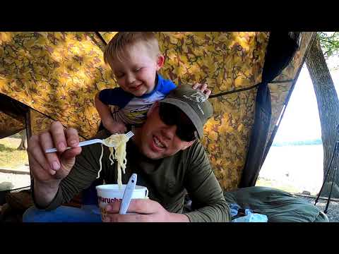 3 Days Camping Catch Cook Bank Fishing for Catfish
