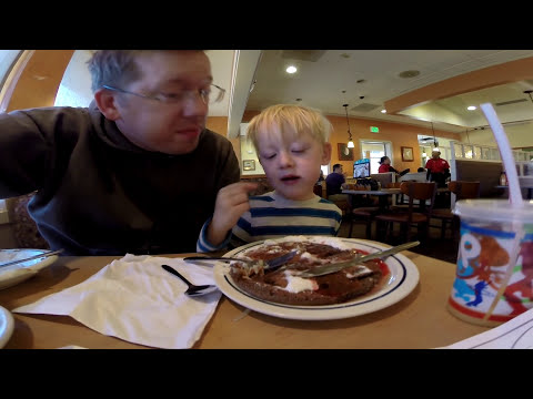 Me Tommy and Waffles This is what its like raising kids and
