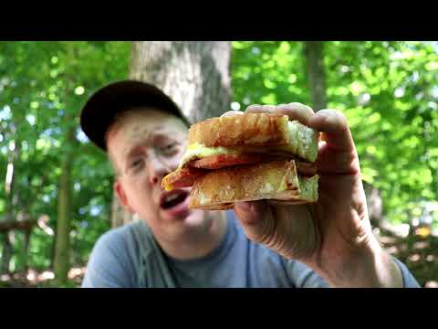 Favorite Camping Breakfast Fried Spam Egg Sand which