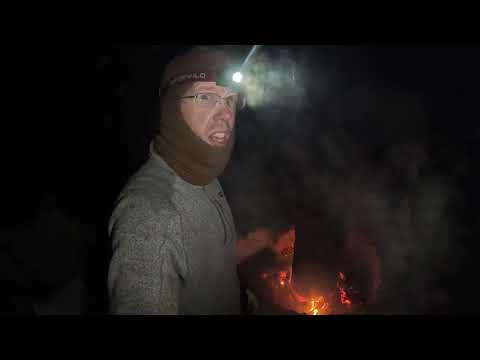 Forging a Knife Survival Camping Alone in the Wilderness