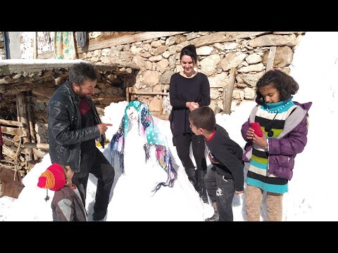 Adıyaman Köyünde Kış Nasıl Geçiyor Köyde Kış ve Kar Yağışı