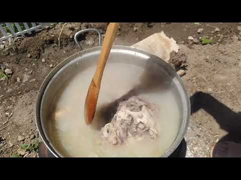 Köy Hayatı Kelle Paça İşkembe Çorbası Gül Sirkesi Köyde