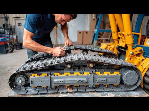 Man Builds Miniature RC Excavator Using Only PVC by VangHà