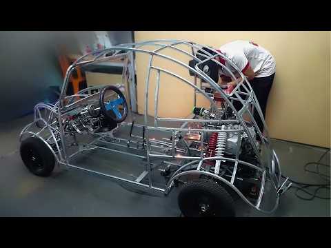 Man Builds Homemade Volkswagen Beetle From Scratch Using