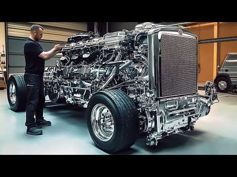 Man Fully RESTORES Mercedes TRUCK ENGINE Perfectly Start to
