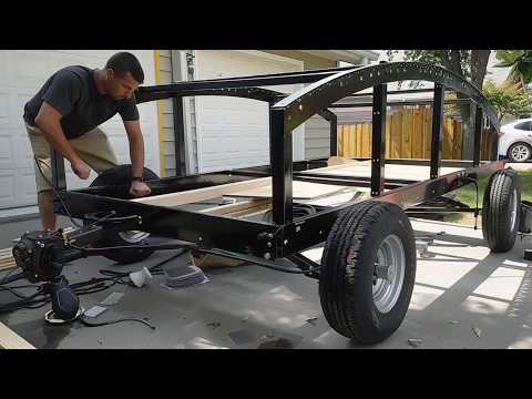 Man Builds Amazing DIY CAMPER From Scratch Start to Finish