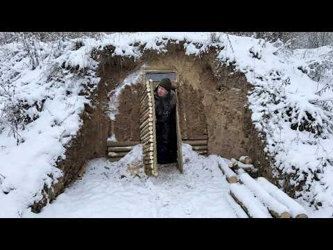 Man Digs a Cave in the Mountain that Fails and Then Builds