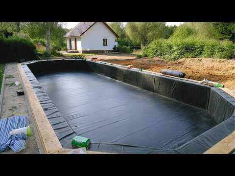 Man Builds Amazing SWIMMING POOL in His Backyard Start to