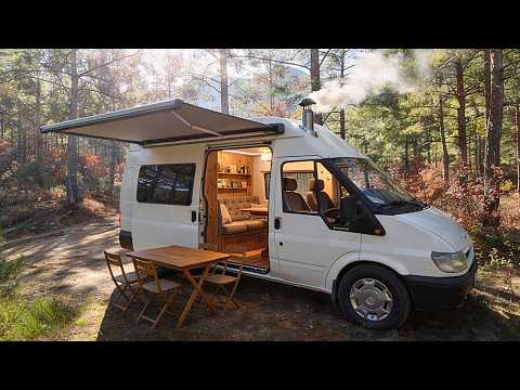 Man Builds Amazing DIY CAMPERVAN Start to Finish Conversion