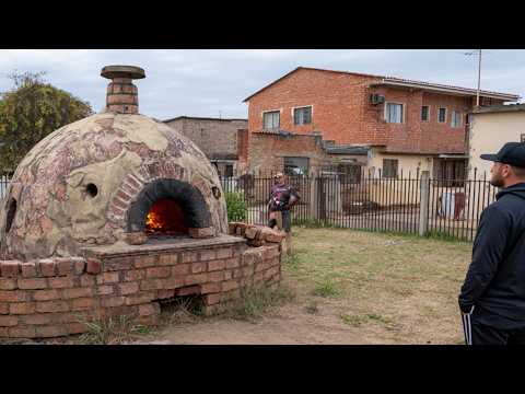 Man Builds GIANT Wood Fired Brick Oven from SCRATCH DIY