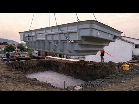 Young Couple Builds LUXURY BACKYARD with Swimming Pool