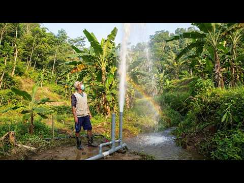 Man Builds Non Electrical High Pressure DIY Water Pump that