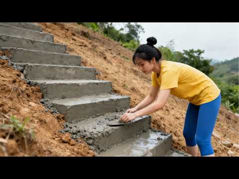 Woman Builds Farm Lake House in the Jungle in 365 Days