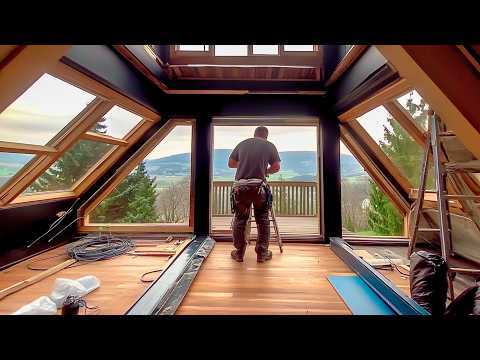 Man Turns 3 Story Old House into MASSIVE LOFT Renovation
