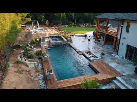 Man Builds DREAM BACKYARD With an Amazing POOL From Nothing