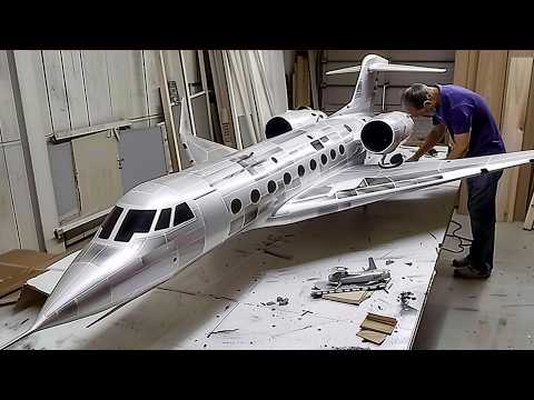 Man Builds Hyperrealistic RC Jet Plane at Scale Gulfstream