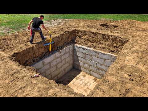 Man Builds Hidden Underground BUNKER in his Backyard DIY
