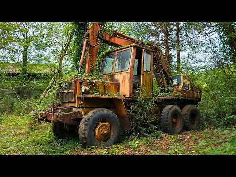 Man RESCUES Abandoned Mercedes TRUCK EXCAVATOR And RESTORES