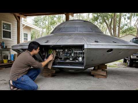 Man Builds DIY UFO BOAT from Scratch Start to Finish by Mr