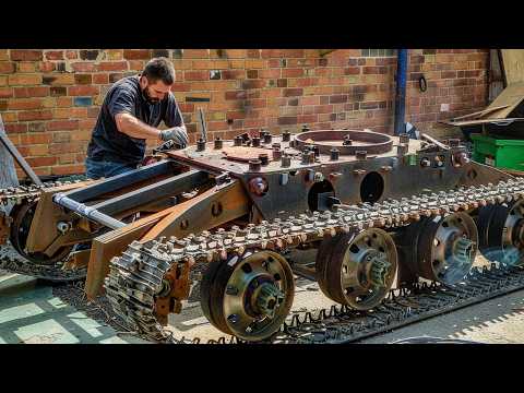 Man Builds Incredible TANK for His Son Reusing Old Vehicles
